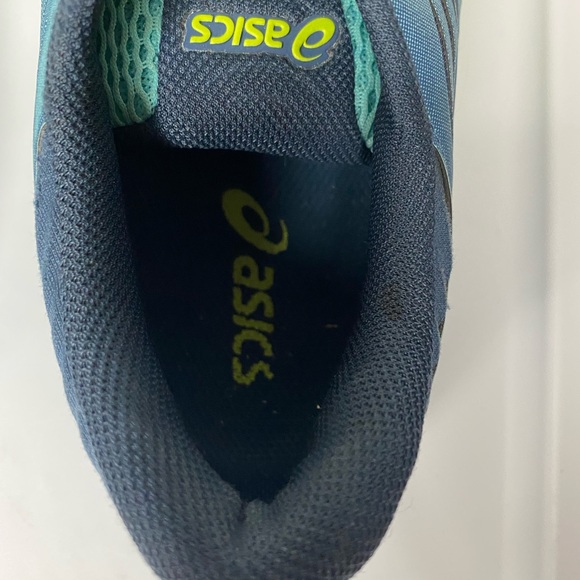 Asics Women’s FuseX Blue Yellow Running Shoes Size 7.5 - Picture 5 of 11